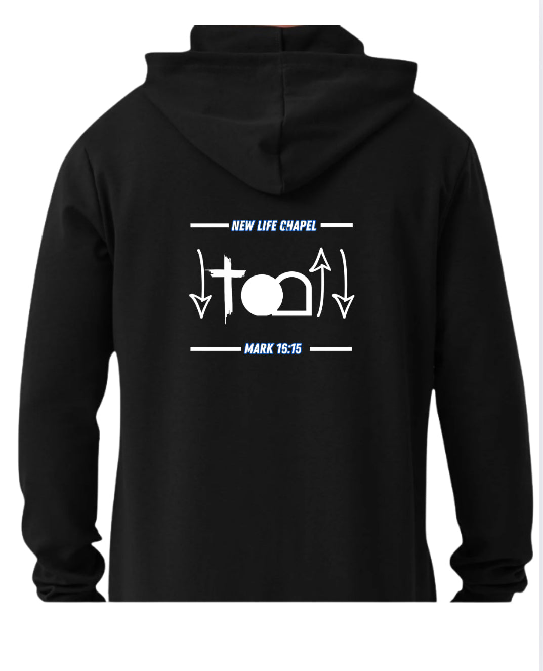 NEW LIFE CHAPEL GOSPEL SYMBOLS - Zippered Hoodie