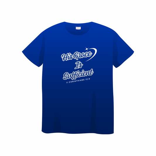 His Grace with NLC Logo on sleeve- Short Sleeve (Copy)