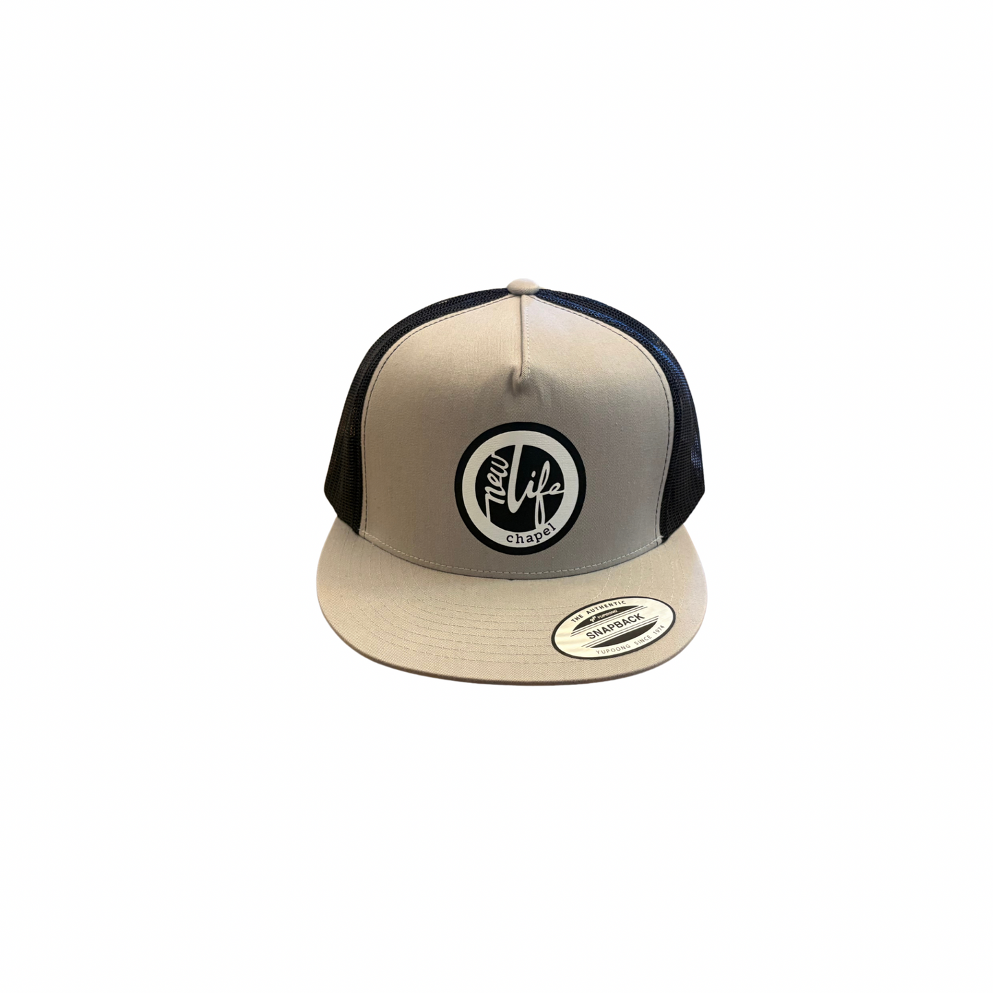 NLC Logo - Ball Cap Light Gray and Black